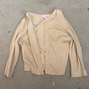 Cropped Lilly Pulitzer cardigan